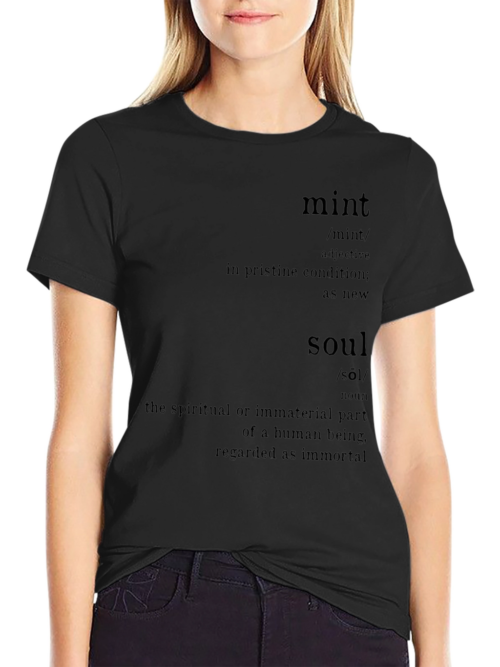 Mint Soul Definition Graphic T-Shirt