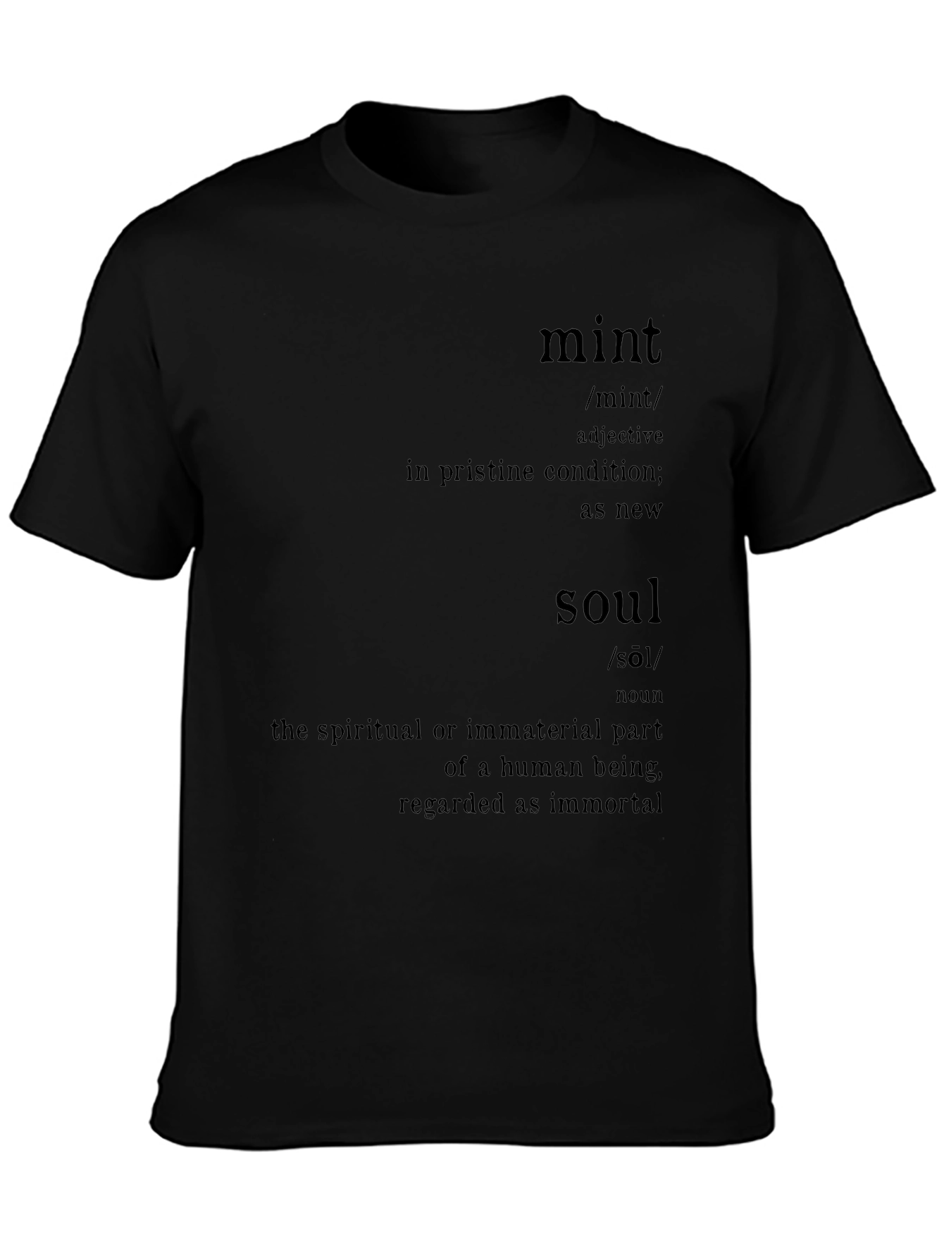 Mint Soul Definition Graphic T-Shirt