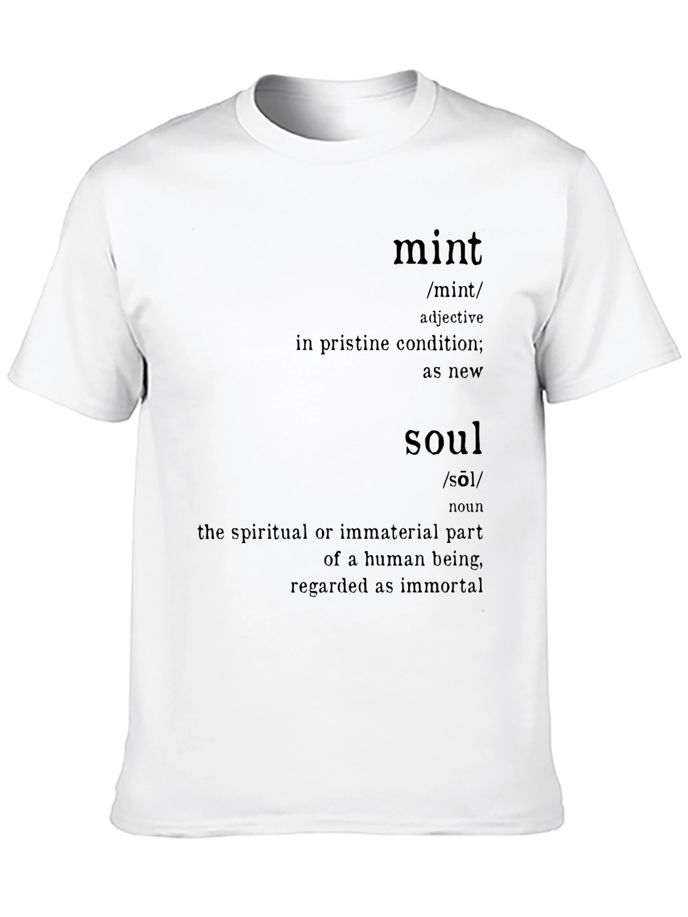 Mint Soul Definition Graphic T-Shirt
