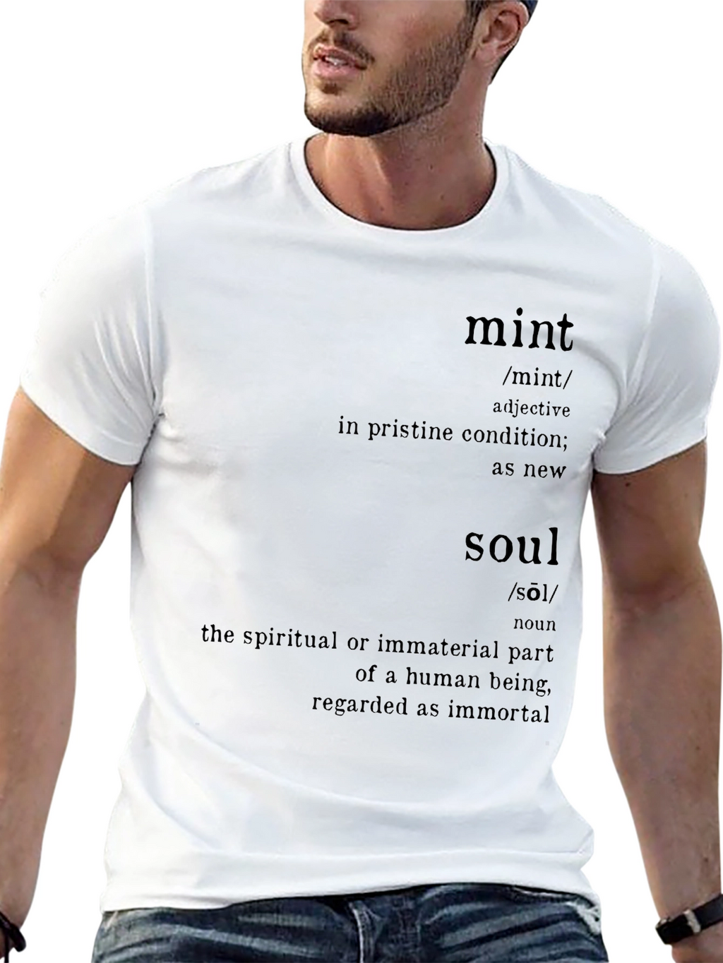 Mint Soul Definition Graphic T-Shirt