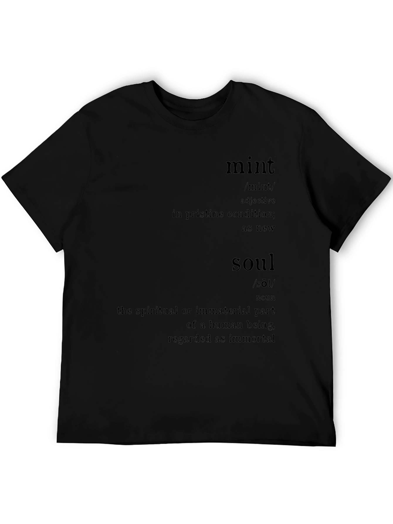 Mint Soul Definition Graphic T-Shirt