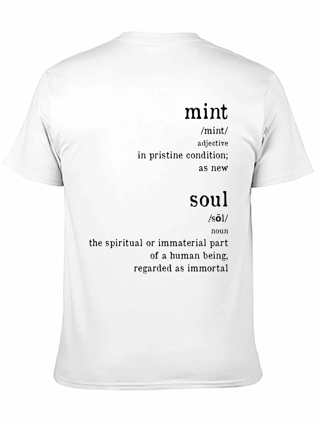 Mint Soul Definition Graphic T-Shirt