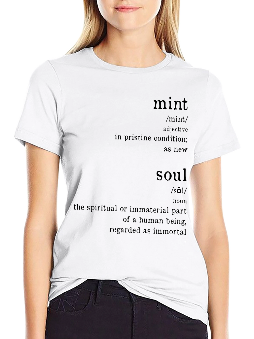 Mint Soul Definition Graphic T-Shirt