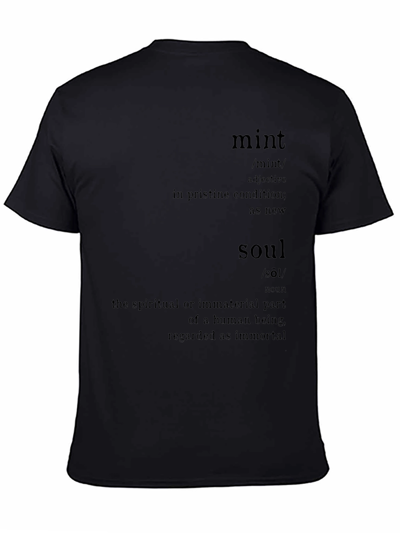 Mint Soul Definition Graphic T-Shirt