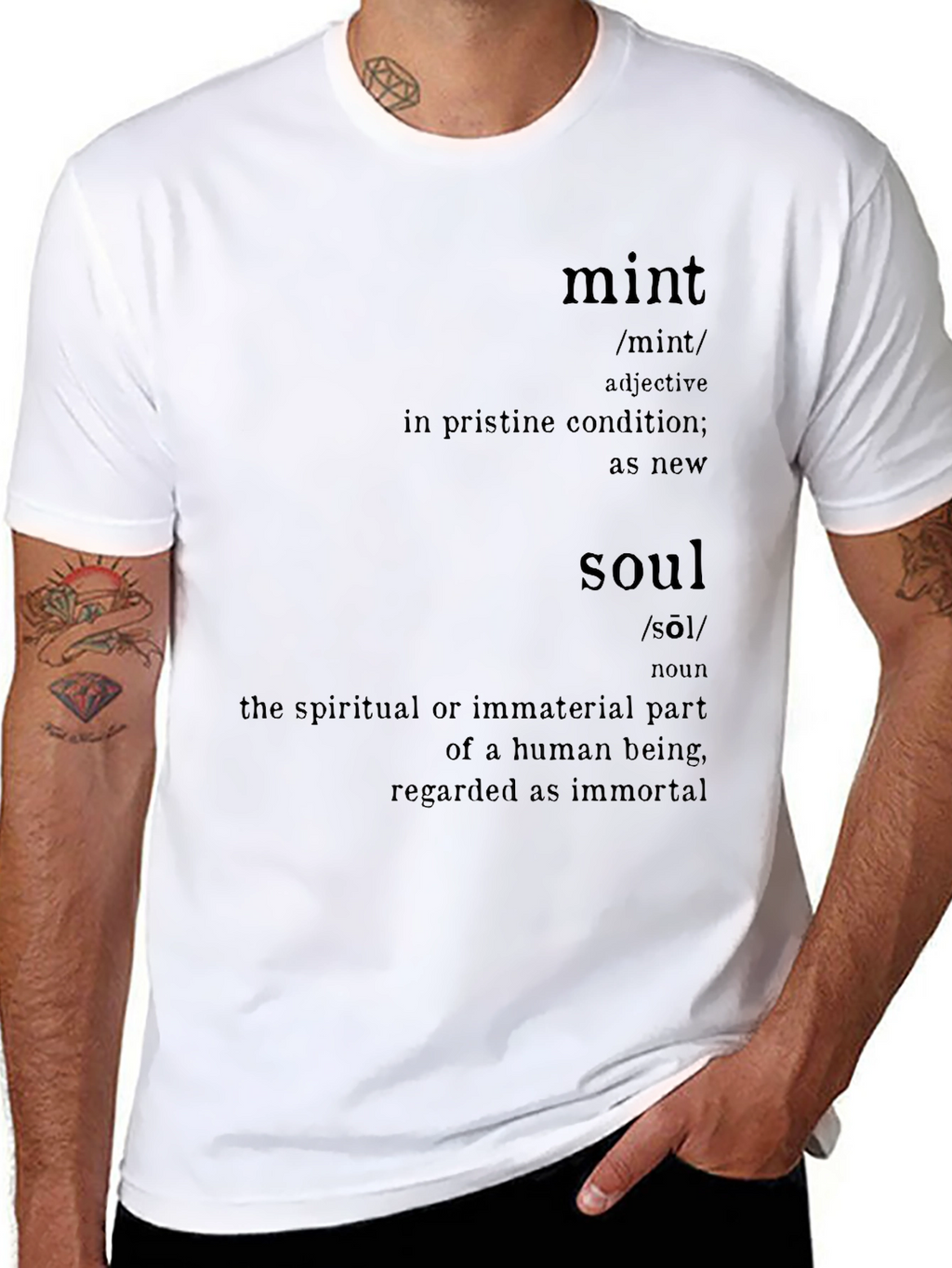 Mint Soul Definition Graphic T-Shirt