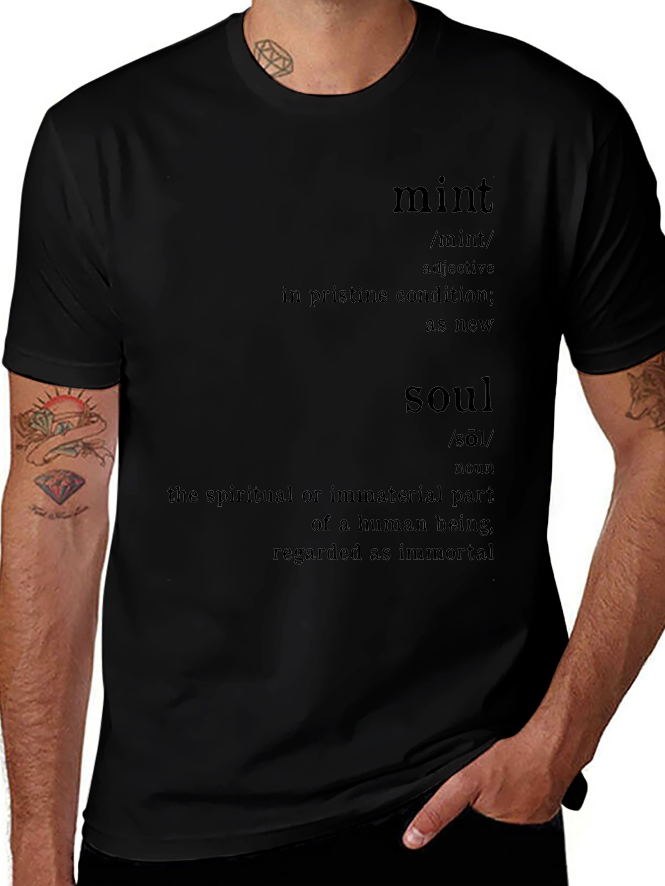 Mint Soul Definition Graphic T-Shirt