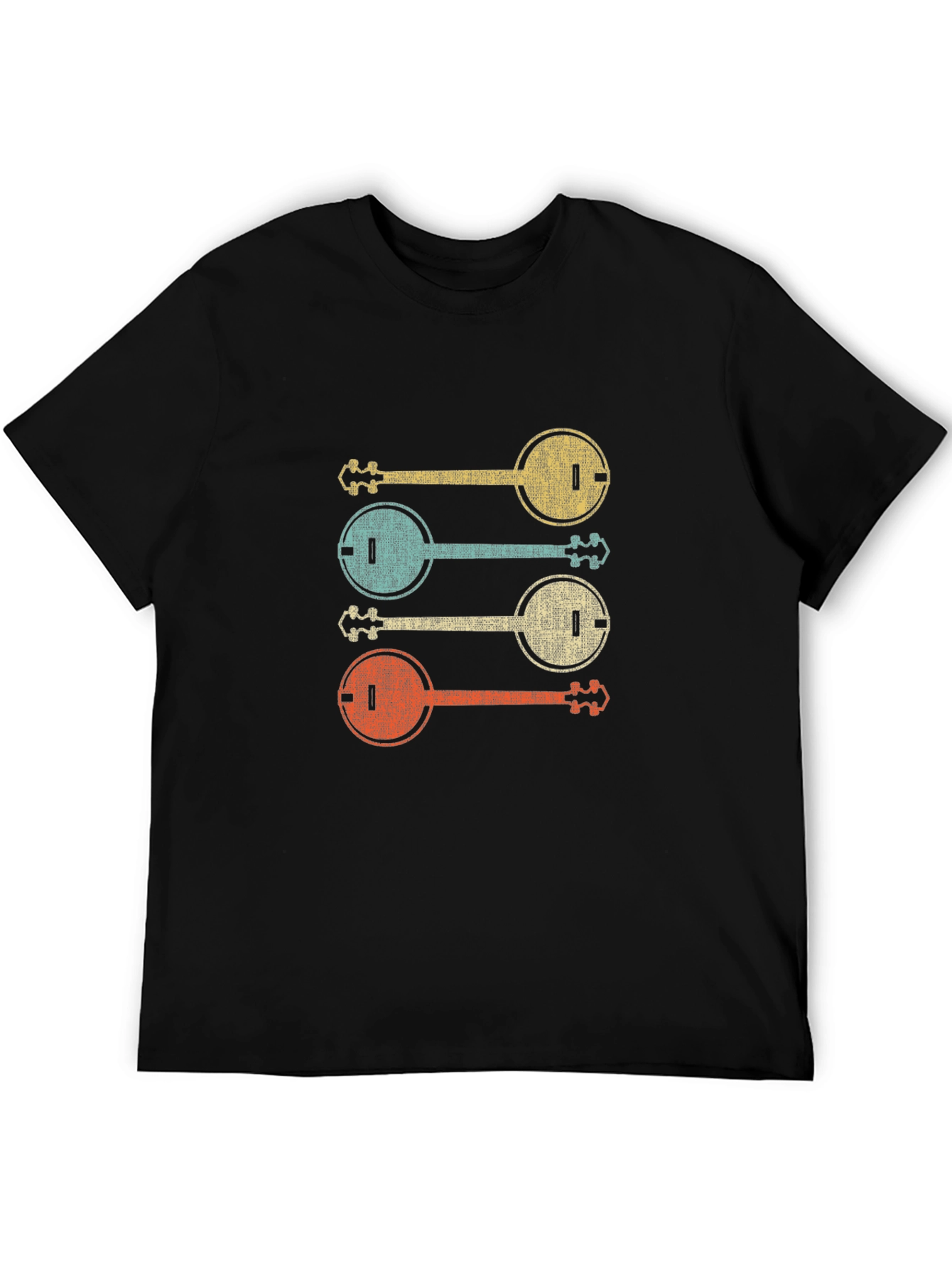 Retro Banjo T-Shirt - Vintage Musical Instrument Tee