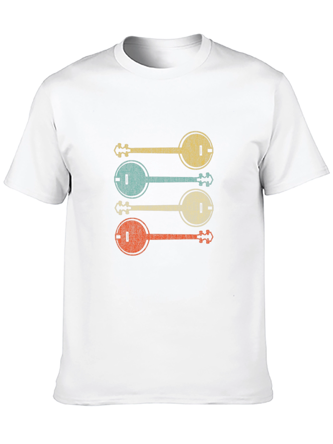 Retro Banjo T-Shirt - Vintage Musical Instrument Tee