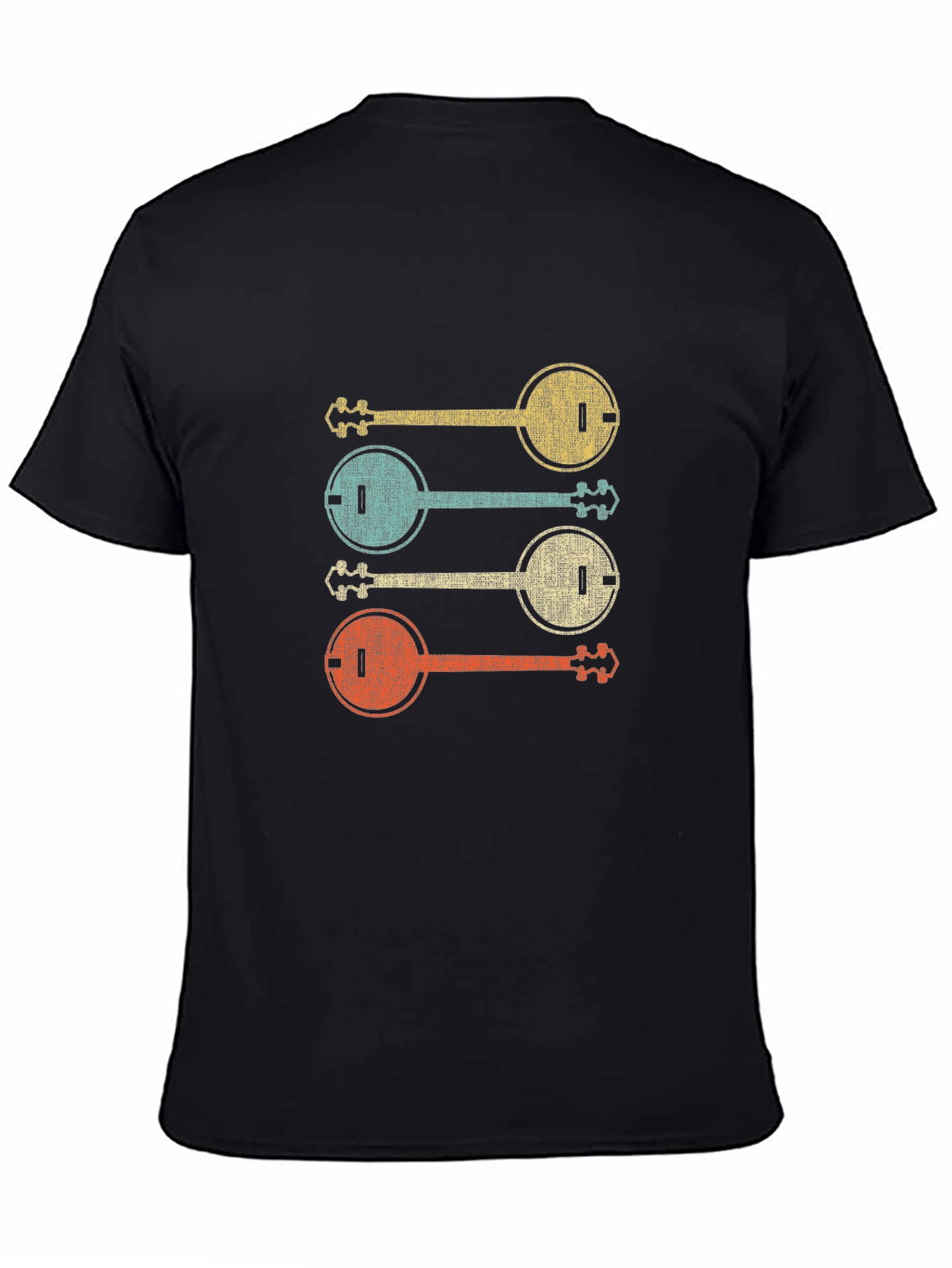 Retro Banjo T-Shirt - Vintage Musical Instrument Tee