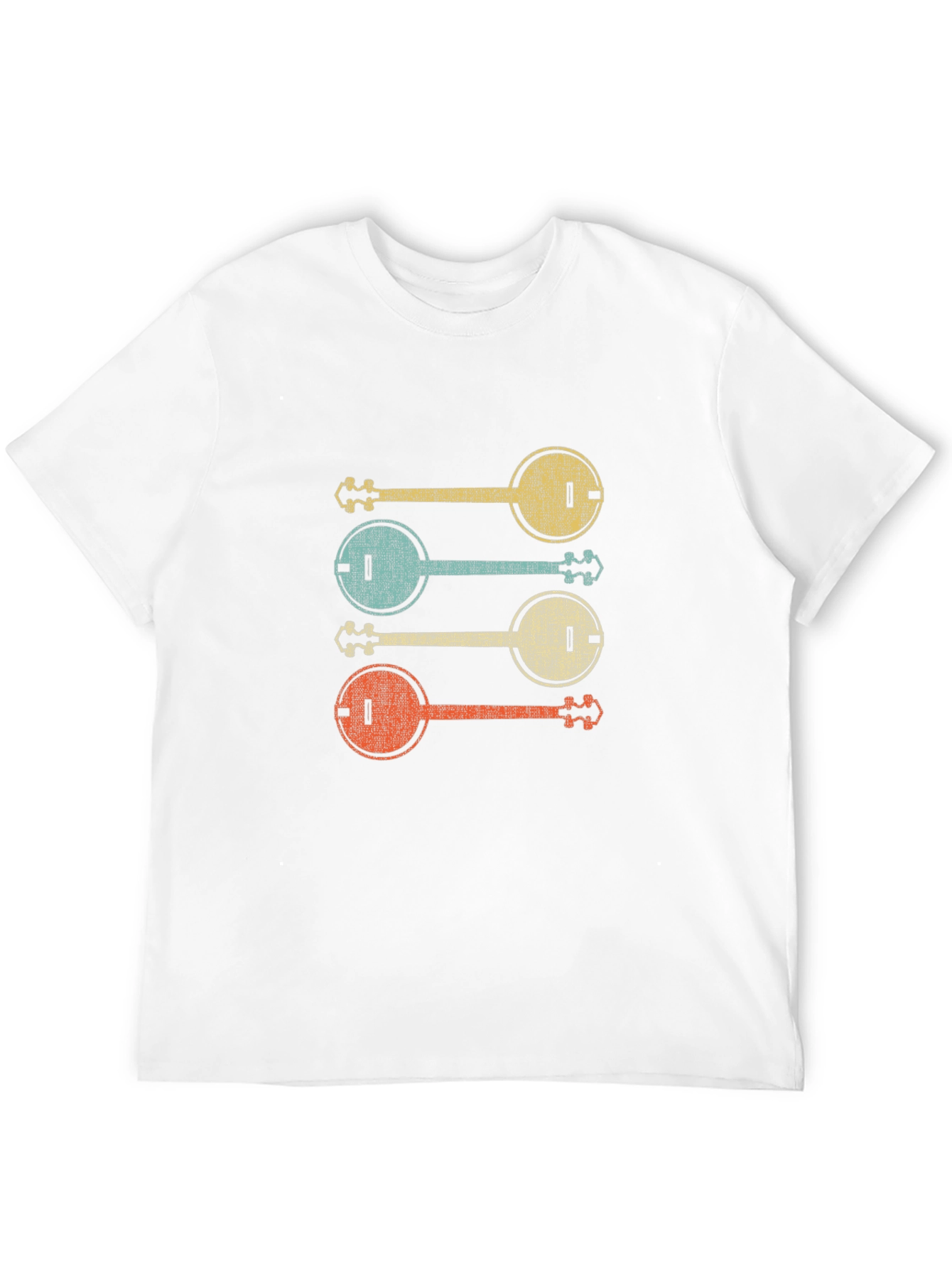 Retro Banjo T-Shirt - Vintage Musical Instrument Tee
