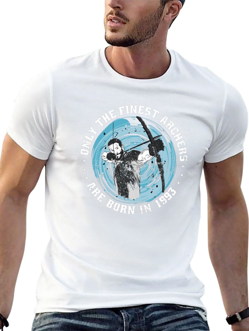 Finest Archers Born in 1993 Black T-Shirt