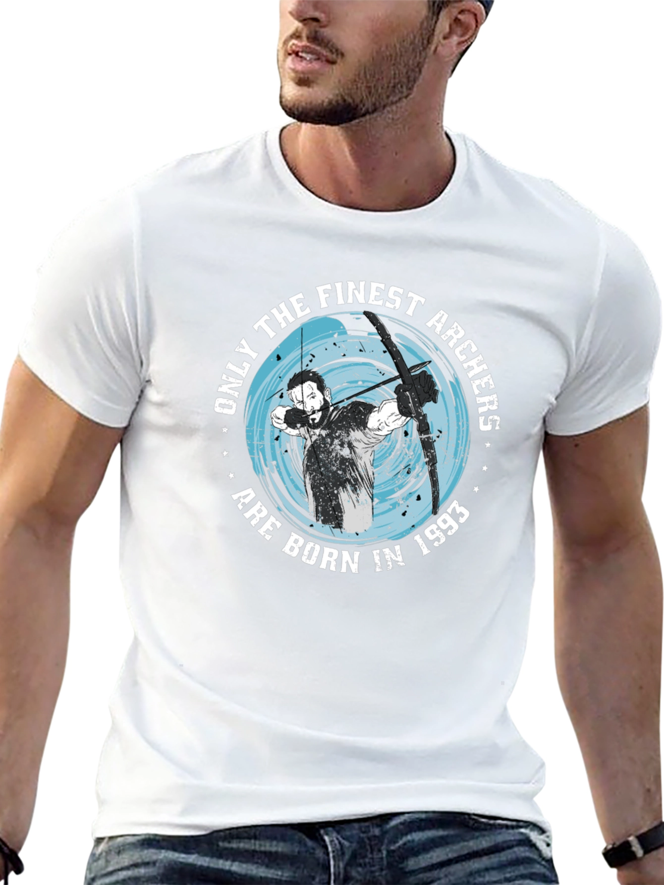 Finest Archers Born in 1993 Black T-Shirt