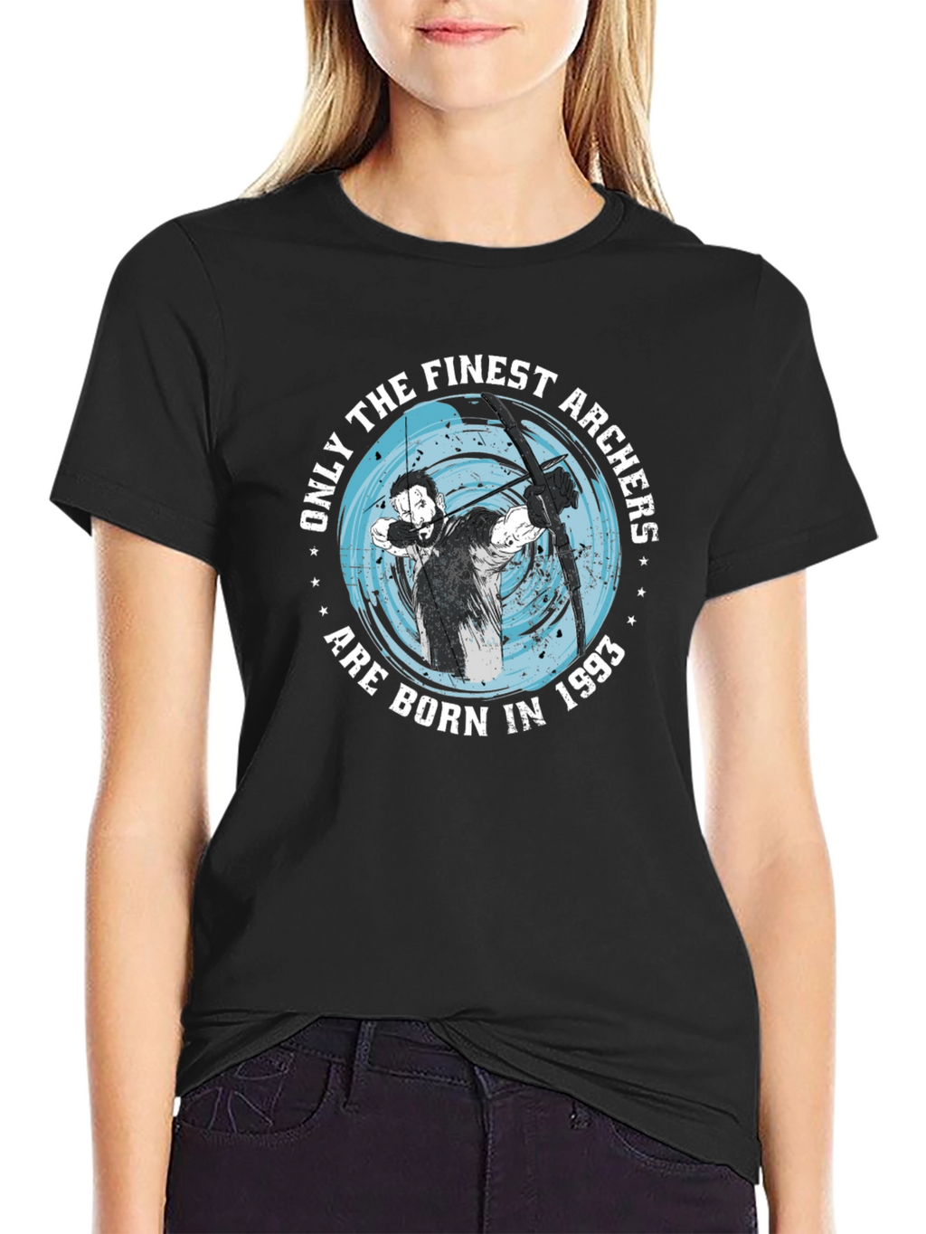 Finest Archers Born in 1993 Black T-Shirt