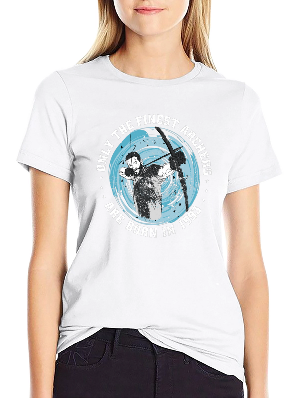 Finest Archers Born in 1993 Black T-Shirt