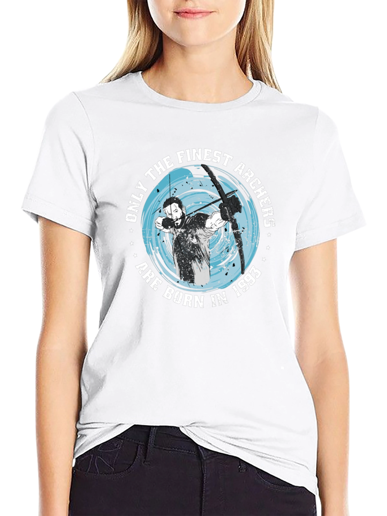 Finest Archers Born in 1993 Black T-Shirt