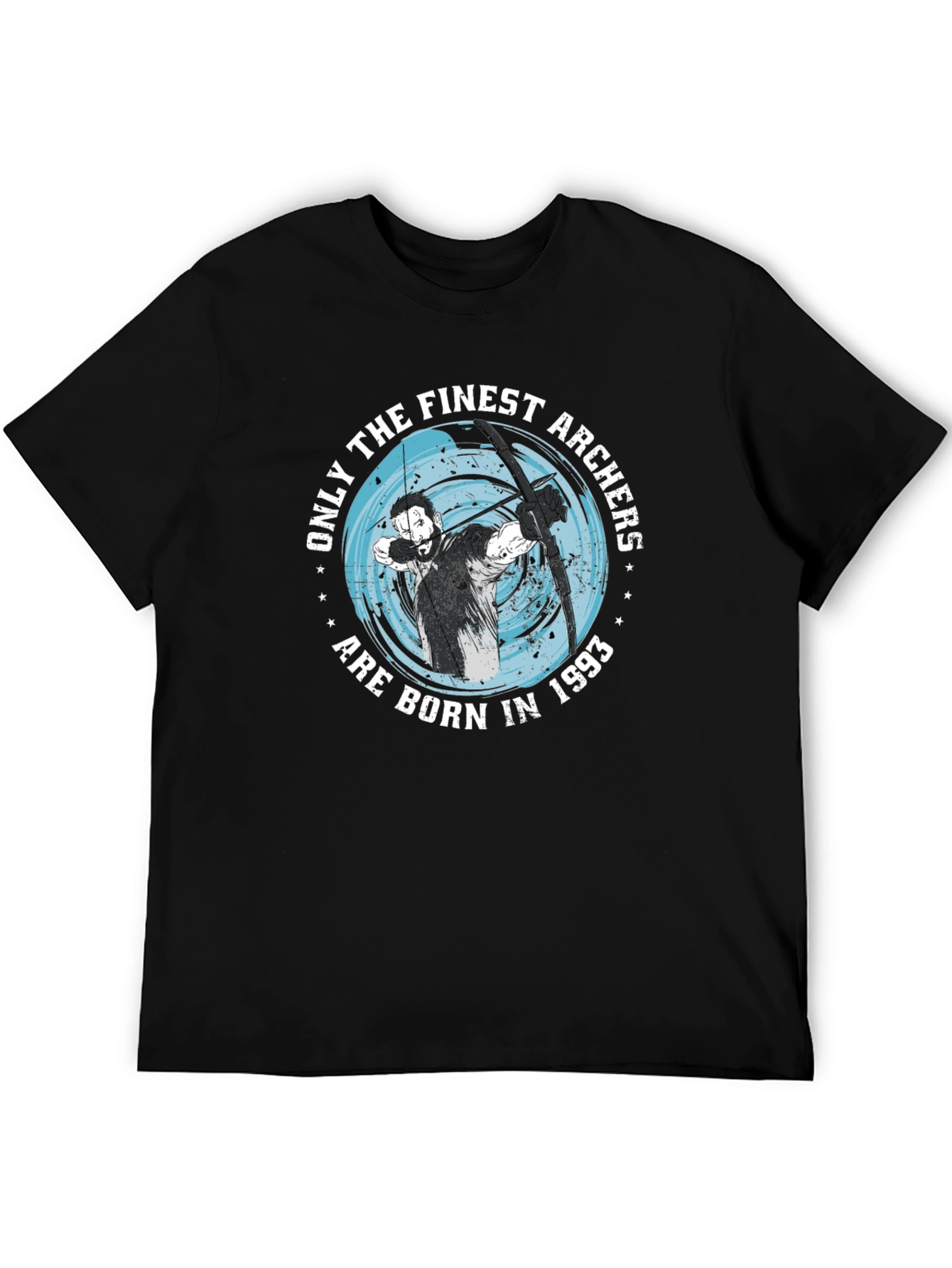 Finest Archers Born in 1993 Black T-Shirt