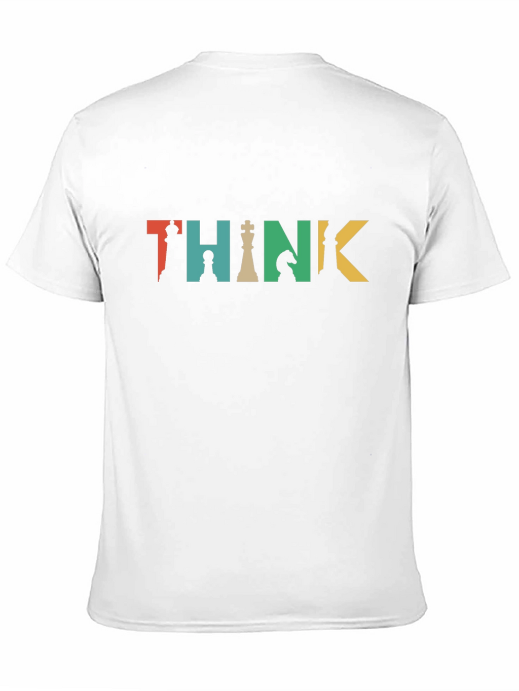 Think Chess Piece Graphic Tee - Black