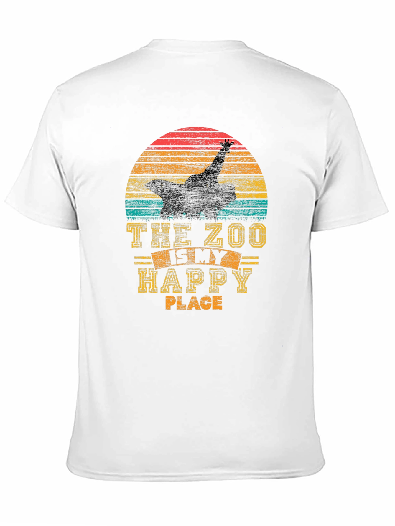 Zoo Lover T-Shirt - The Zoo is My Happy Place Retro Style