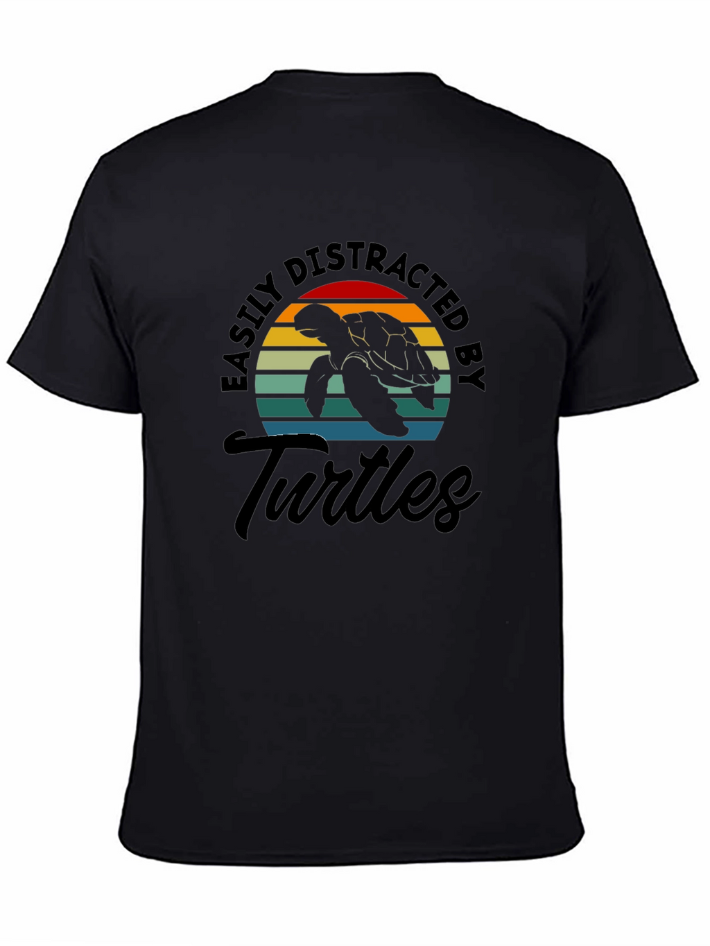 Easily Distracted by Turtles Graphic T-Shirt