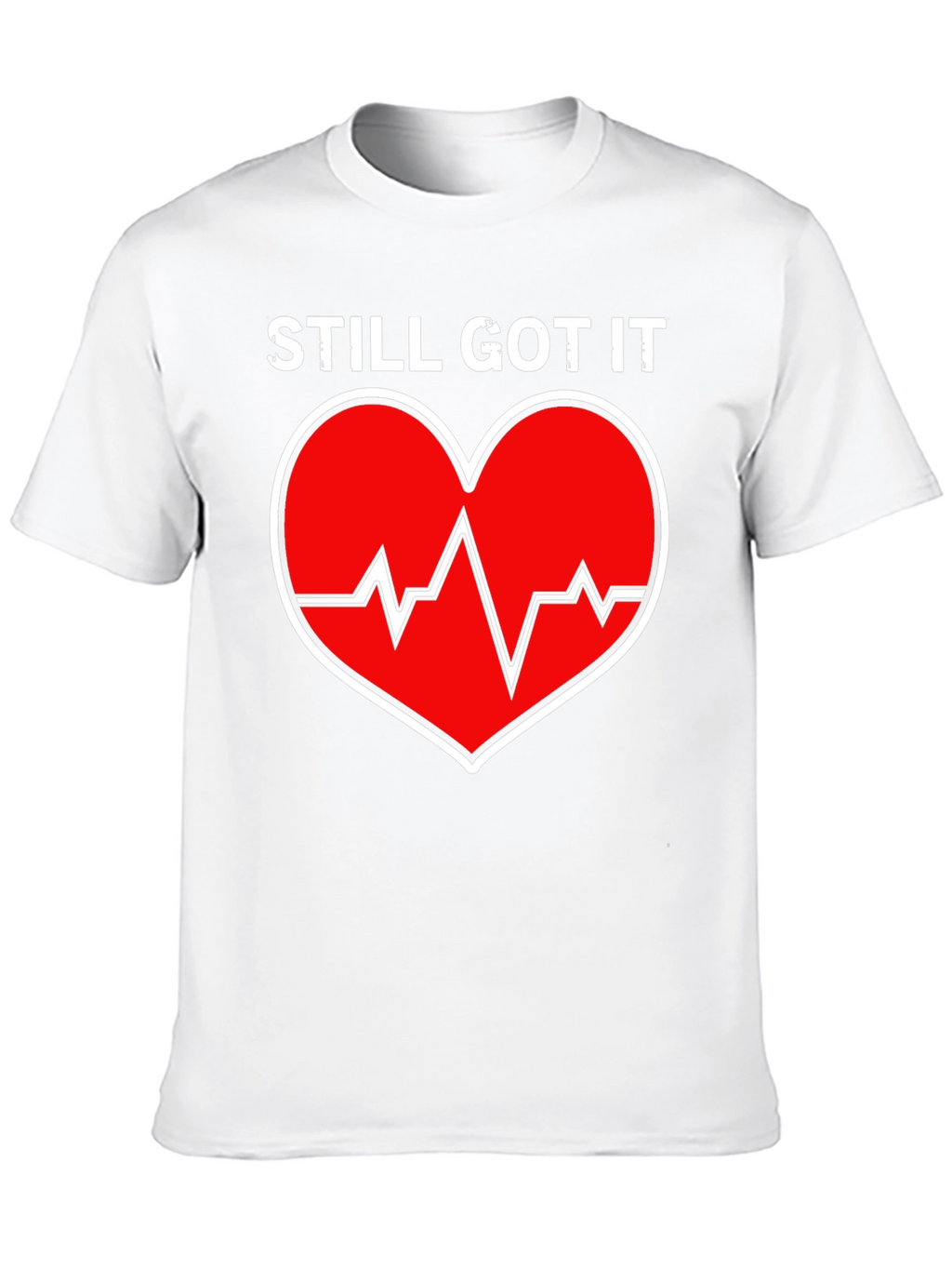 Still Got It Heartbeat Graphic Tee - Black