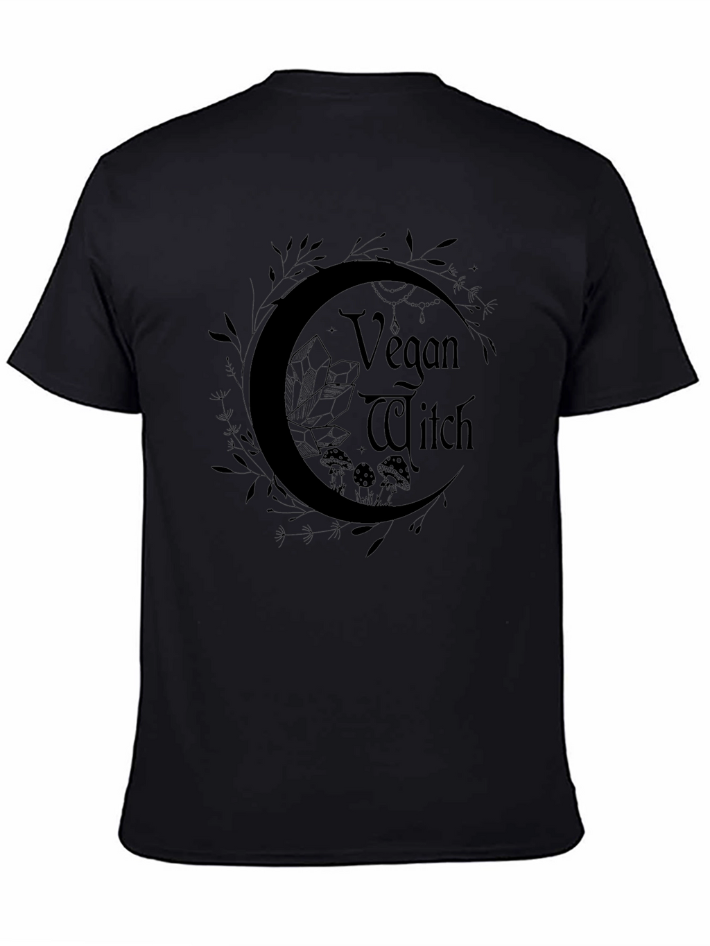 Vegan Witch T-Shirt Black Graphic Tee