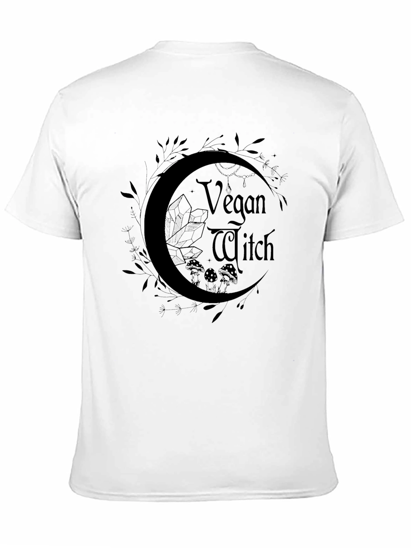 Vegan Witch T-Shirt Black Graphic Tee