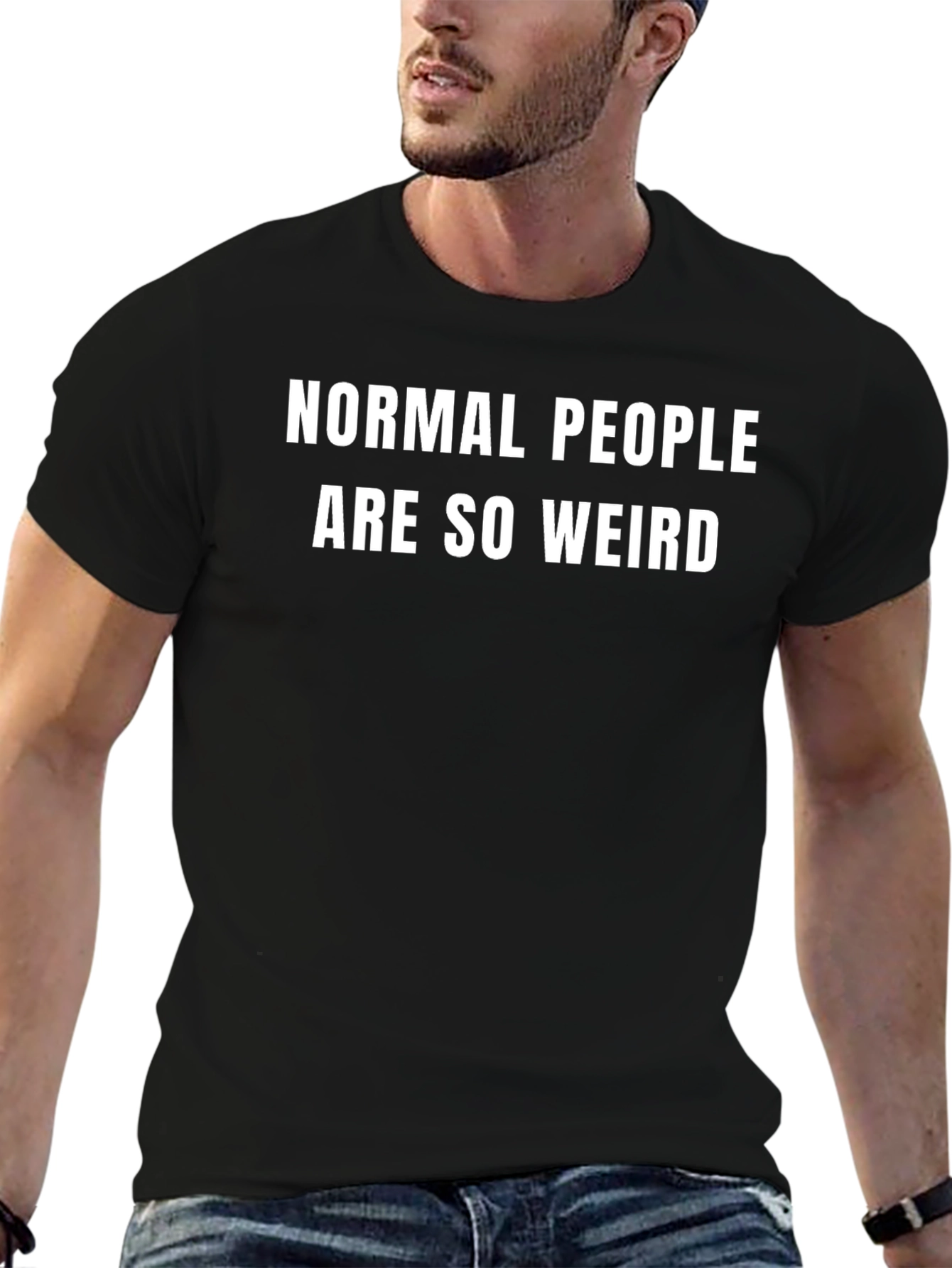 Normal People Are So Weird Graphic Tee