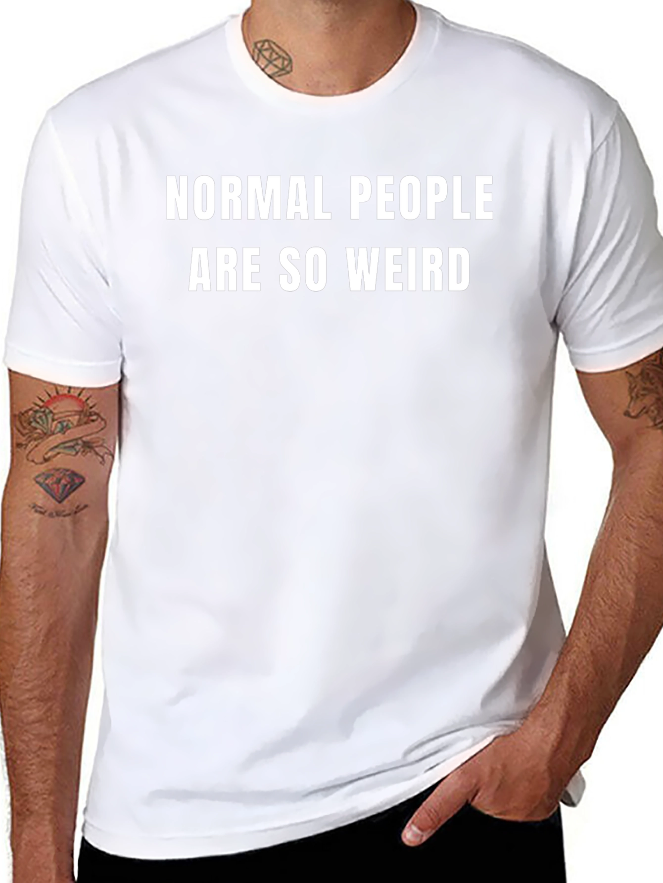 Normal People Are So Weird Graphic Tee