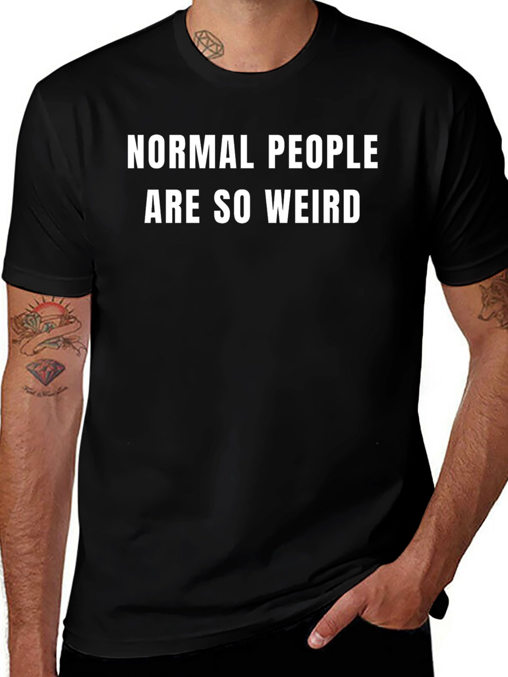 Normal People Are So Weird Graphic Tee
