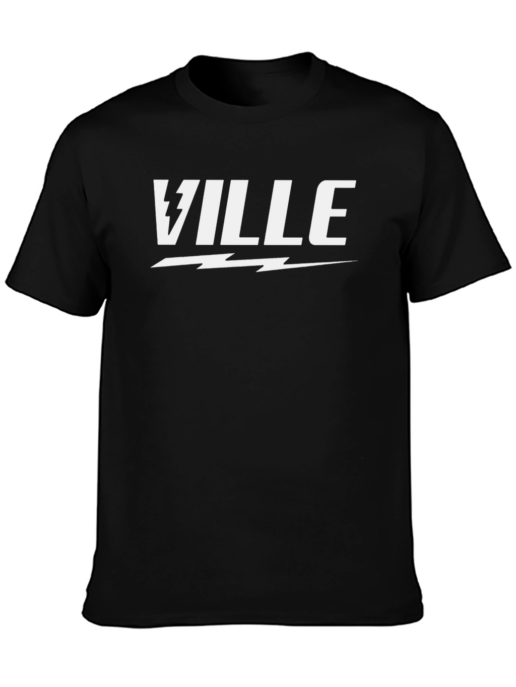 Ville Lightning Bolt Graphic Tee - Black