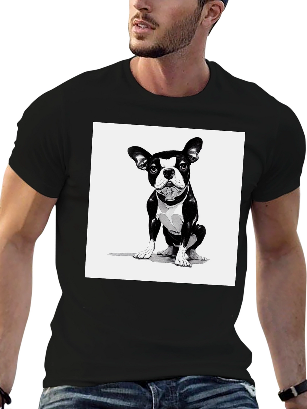 Boston Terrier Graphic Tee - Cool Dog Lover Shirt