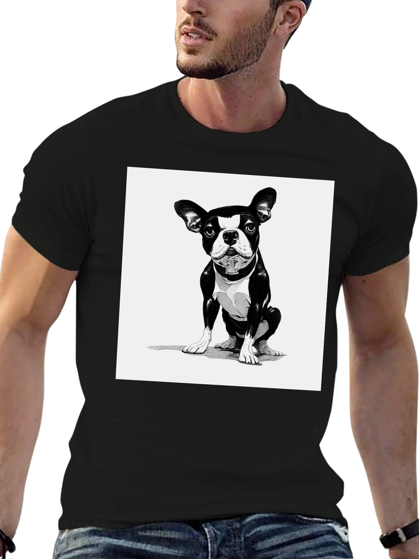 Boston Terrier Graphic Tee - Cool Dog Lover Shirt