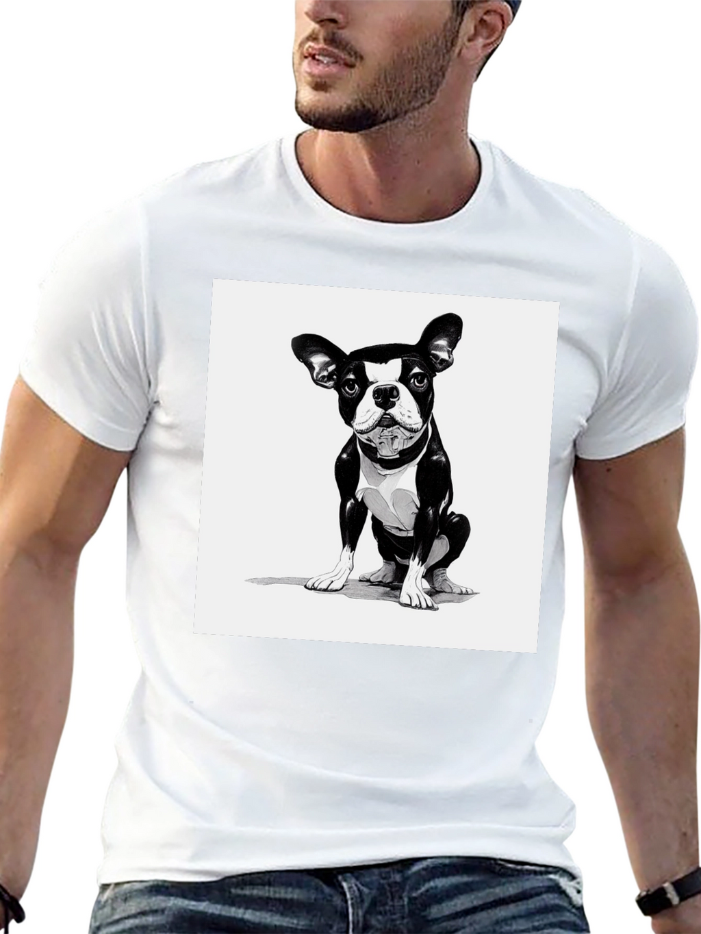 Boston Terrier Graphic Tee - Cool Dog Lover Shirt