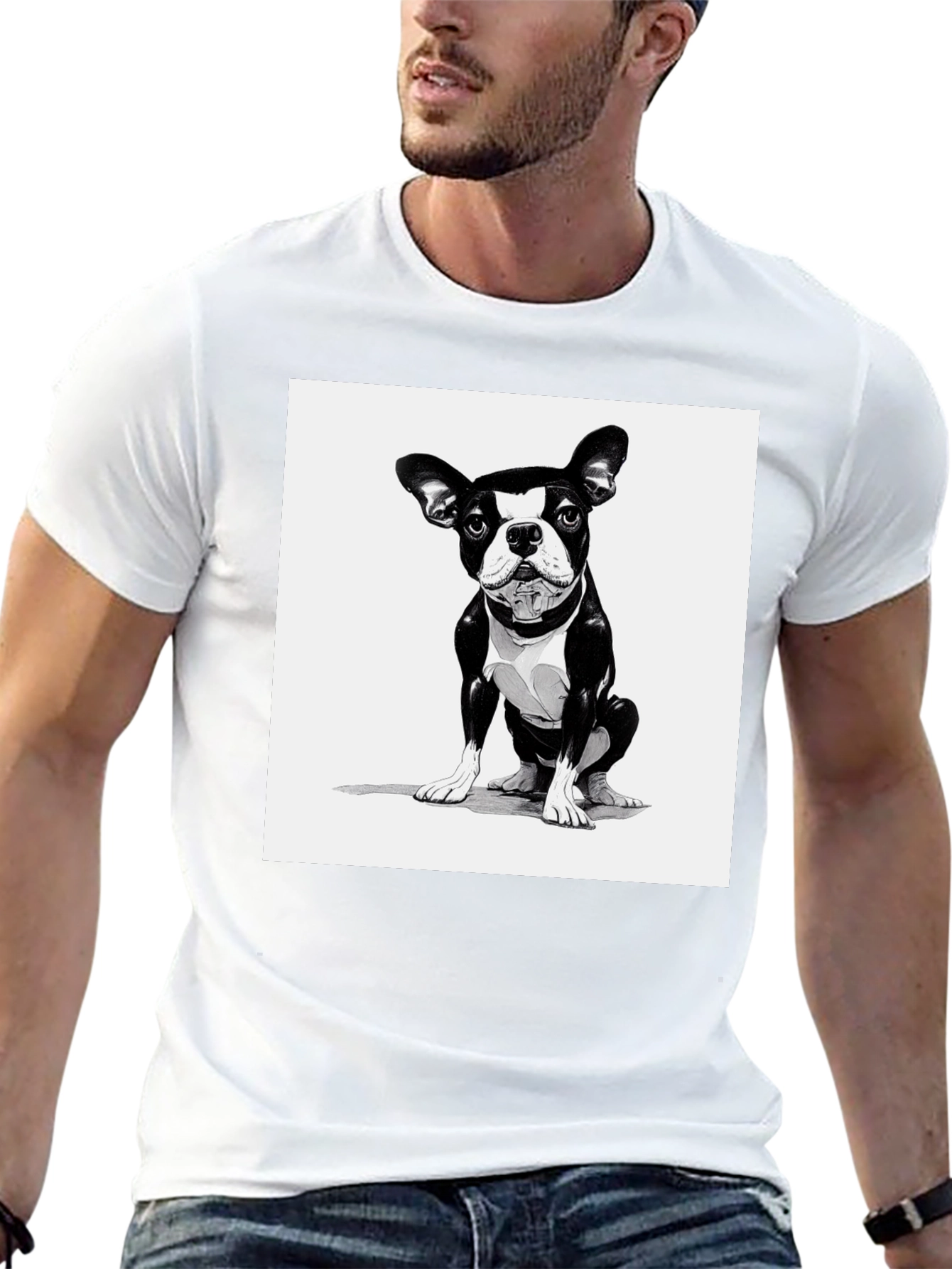 Boston Terrier Graphic Tee - Cool Dog Lover Shirt