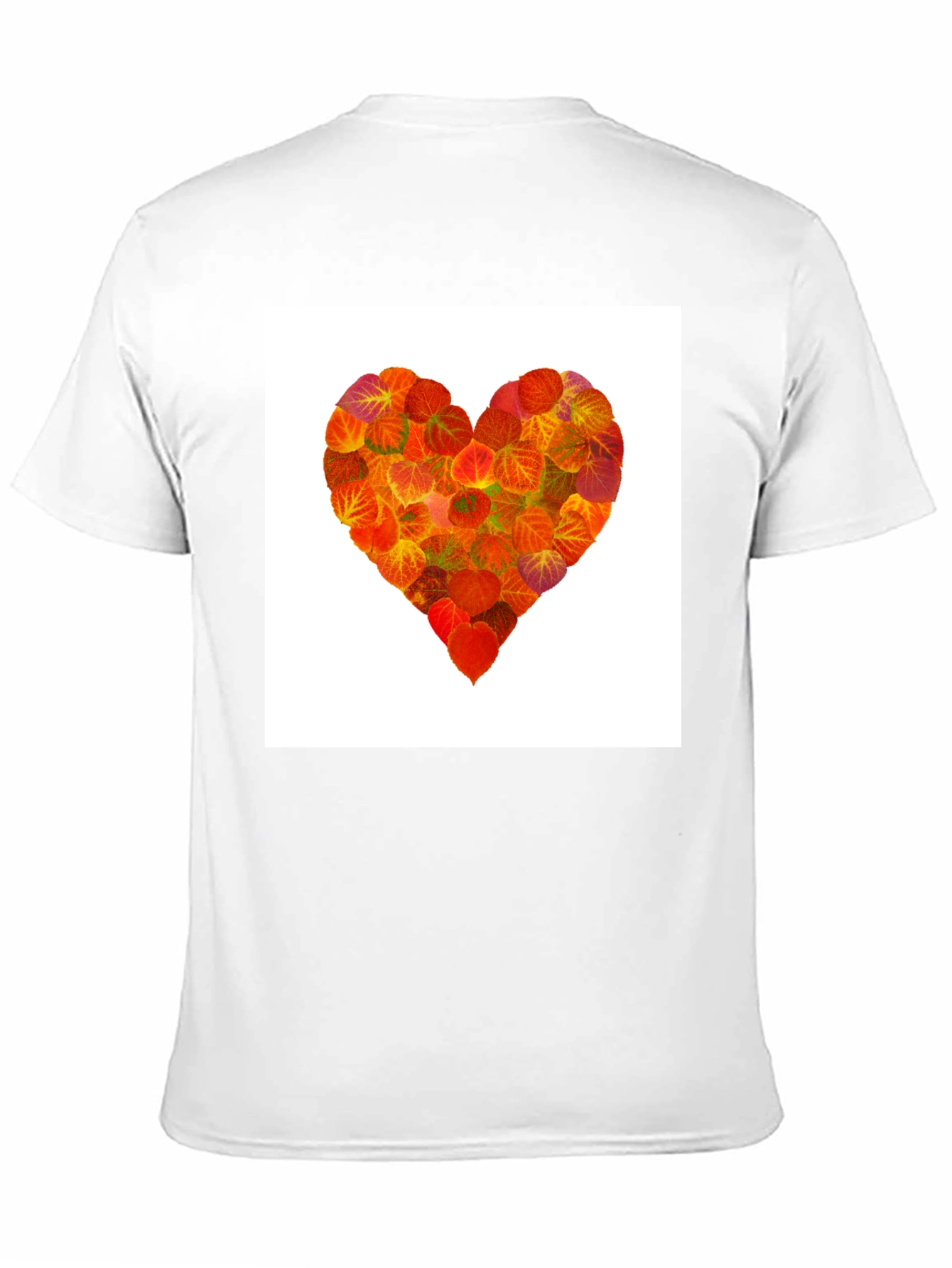 Leaf Heart Graphic Tee - Black