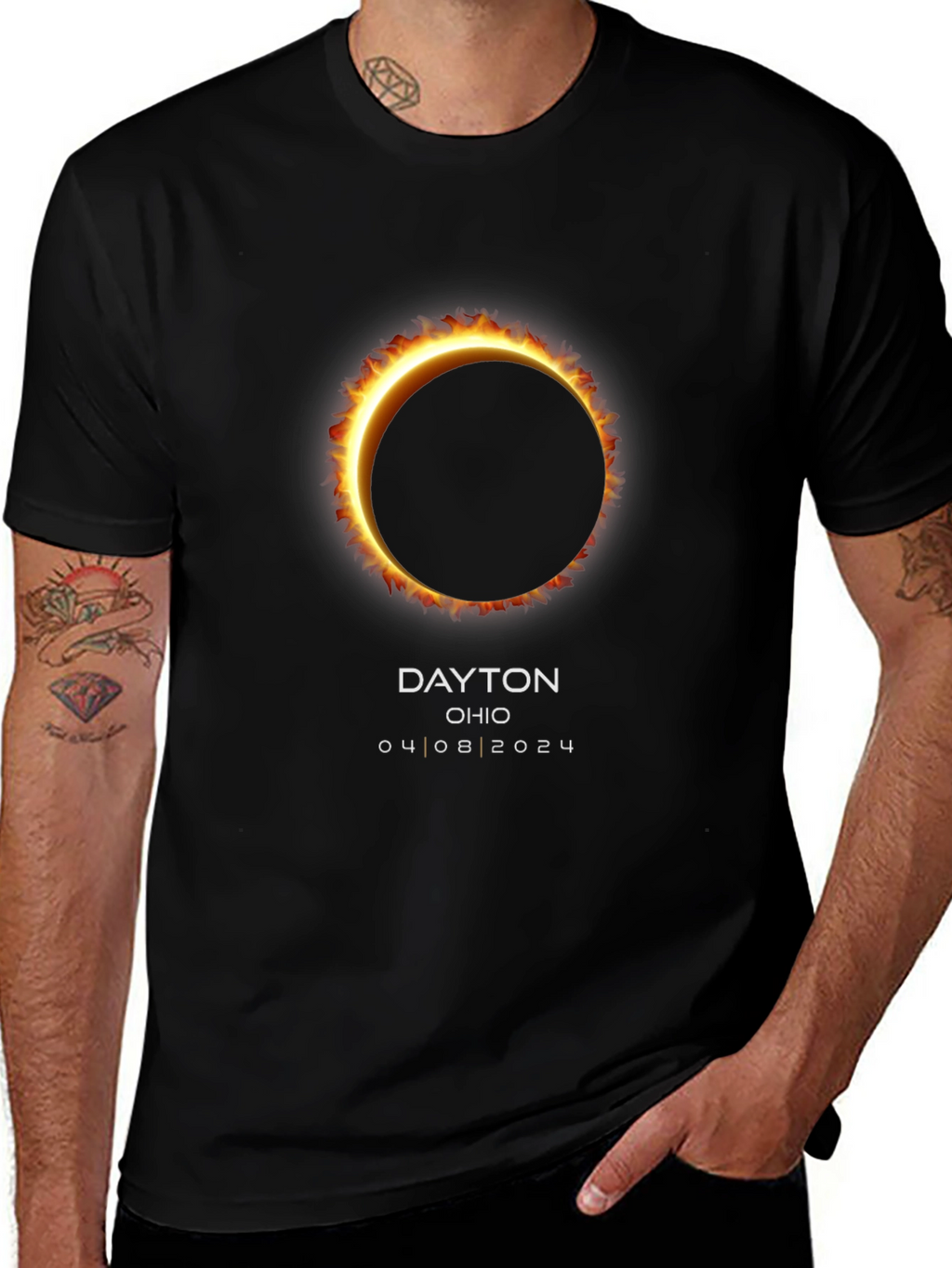 Dayton Ohio Solar Eclipse 2024 T-Shirt