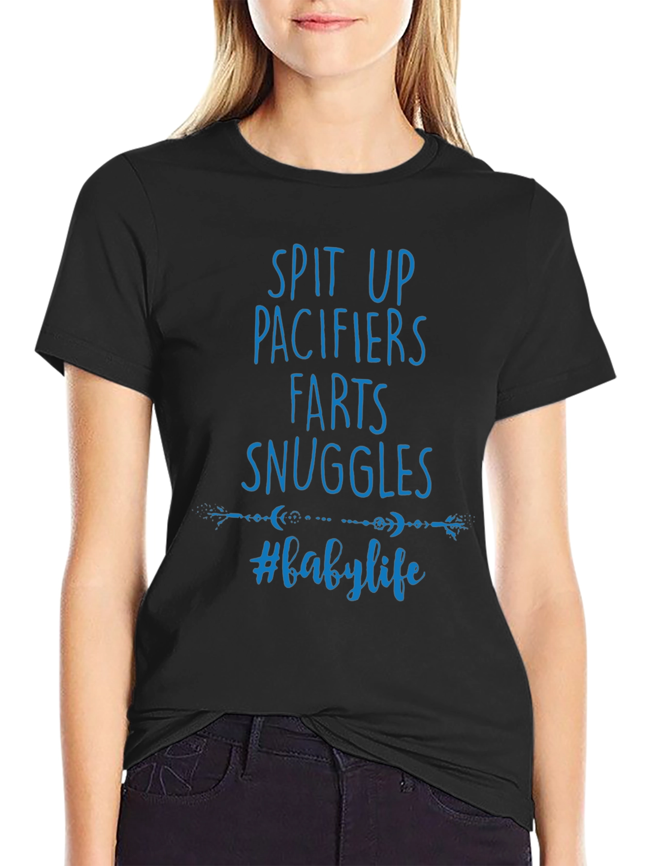 Baby Life T-Shirt - Spit Up Pacifiers Farts Snuggles