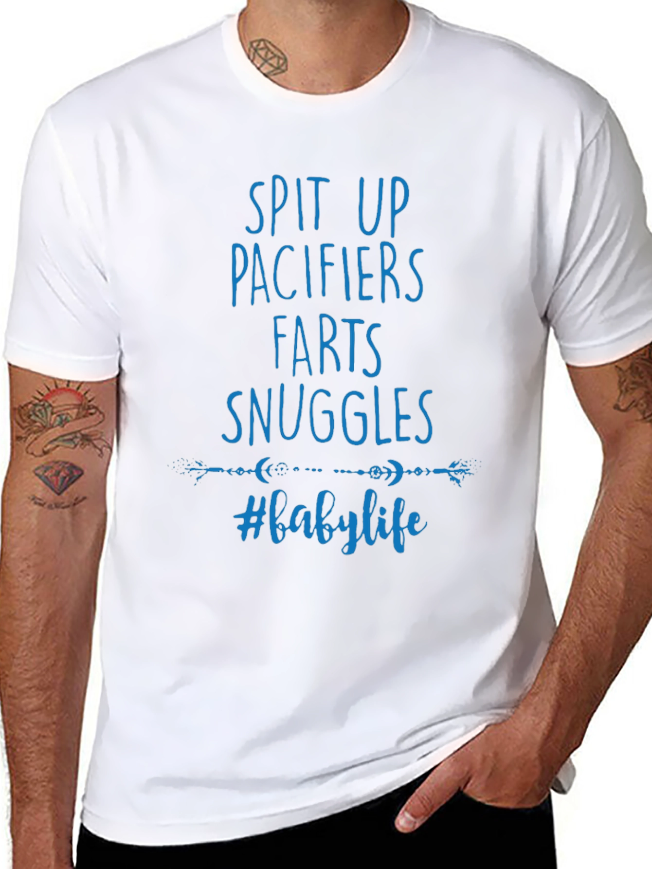 Baby Life T-Shirt - Spit Up Pacifiers Farts Snuggles