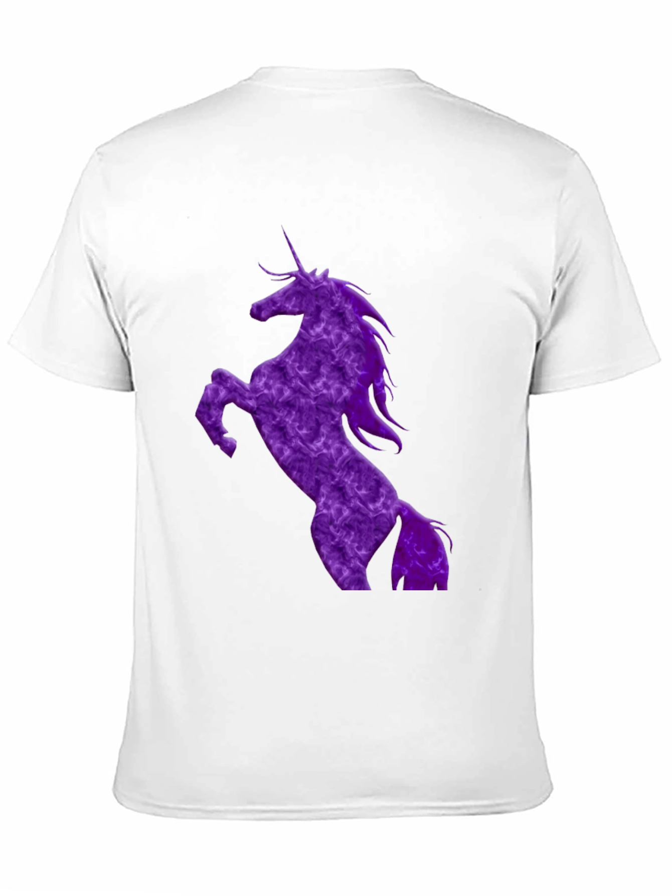 Unicorn Graphic T-Shirt - Black Cotton Blend
