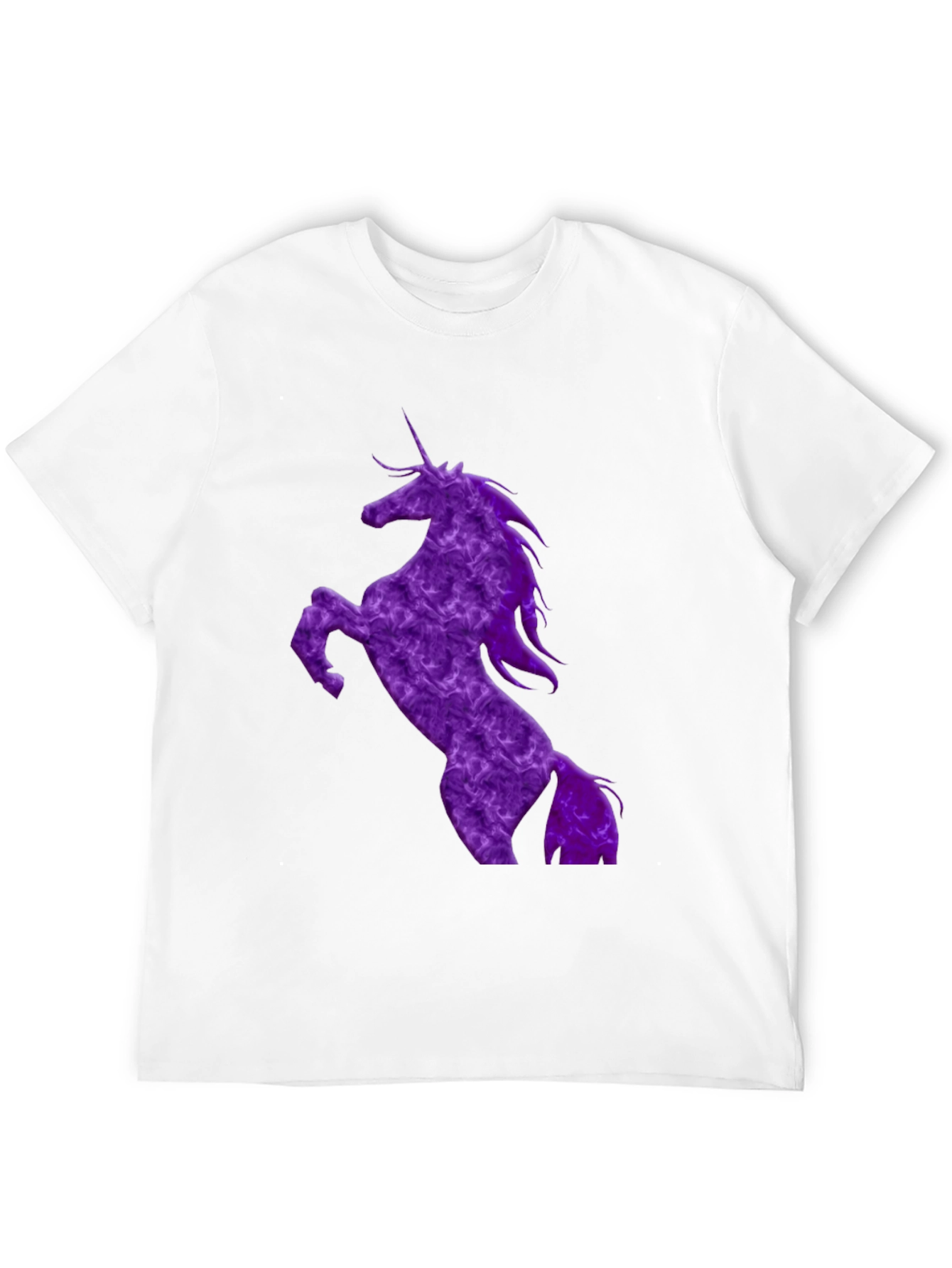 Unicorn Graphic T-Shirt - Black Cotton Blend
