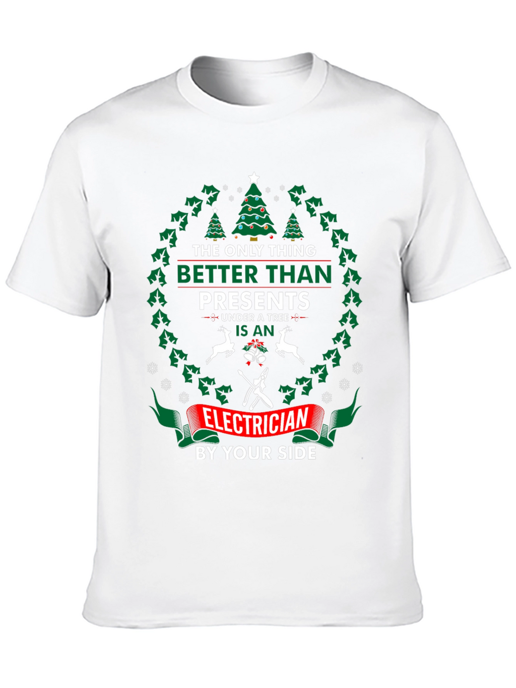Funny Christmas Electrician T-Shirt
