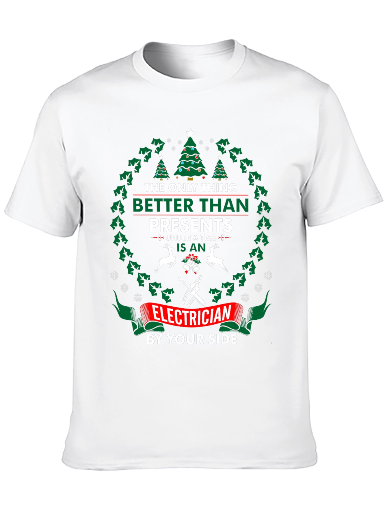 Funny Christmas Electrician T-Shirt