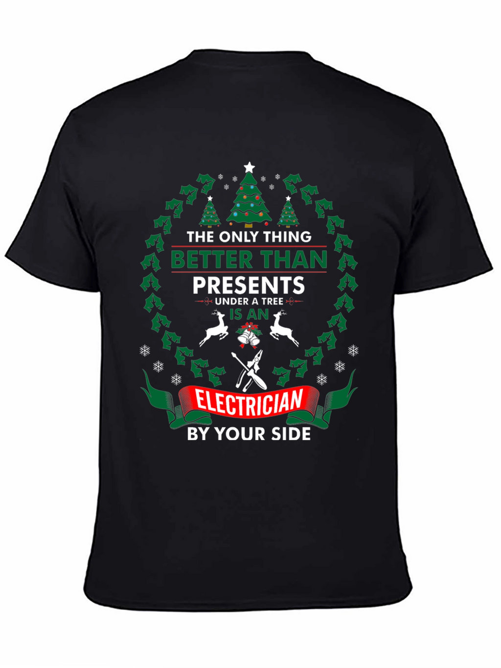 Funny Christmas Electrician T-Shirt