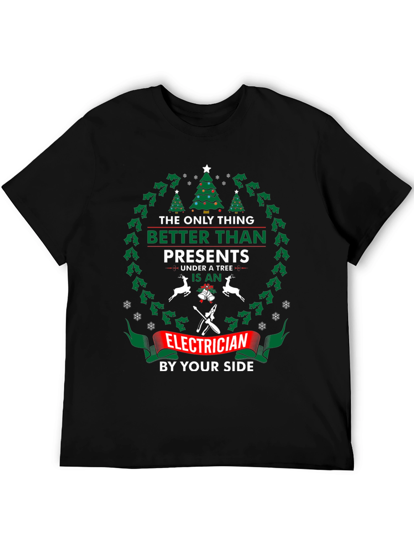 Funny Christmas Electrician T-Shirt