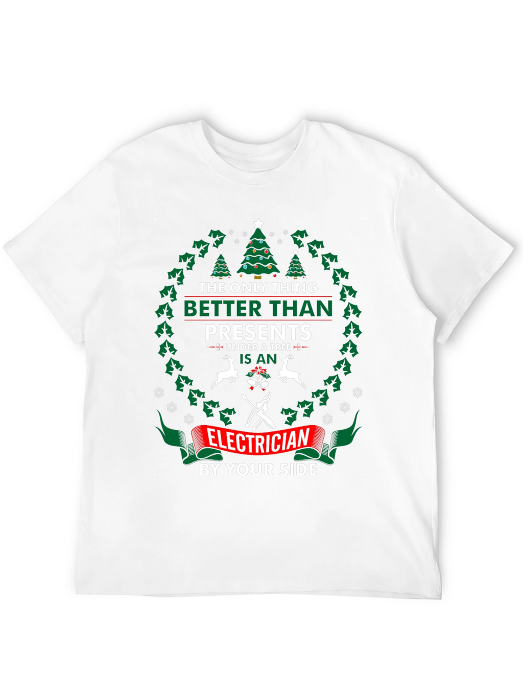 Funny Christmas Electrician T-Shirt