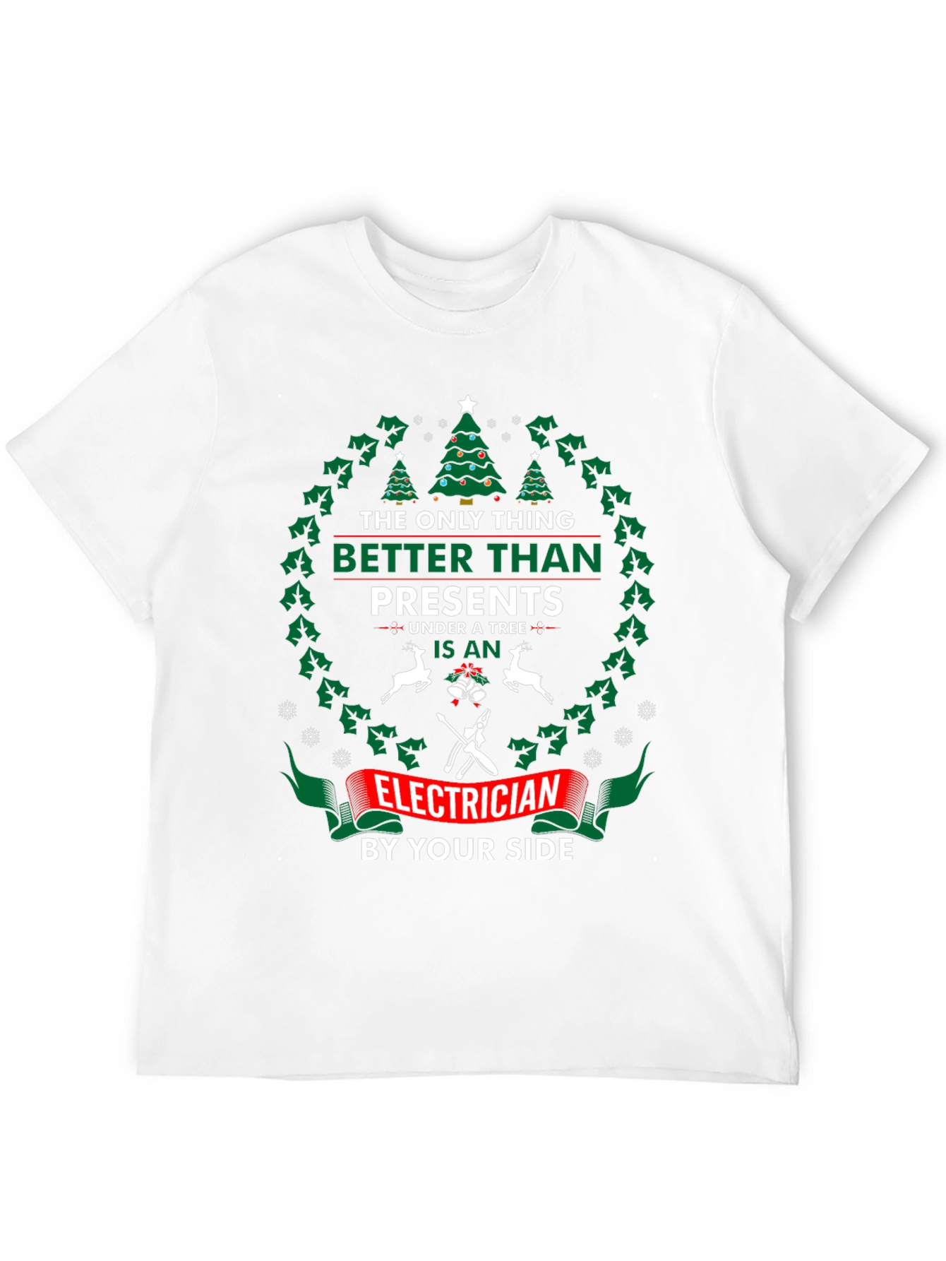 Funny Christmas Electrician T-Shirt