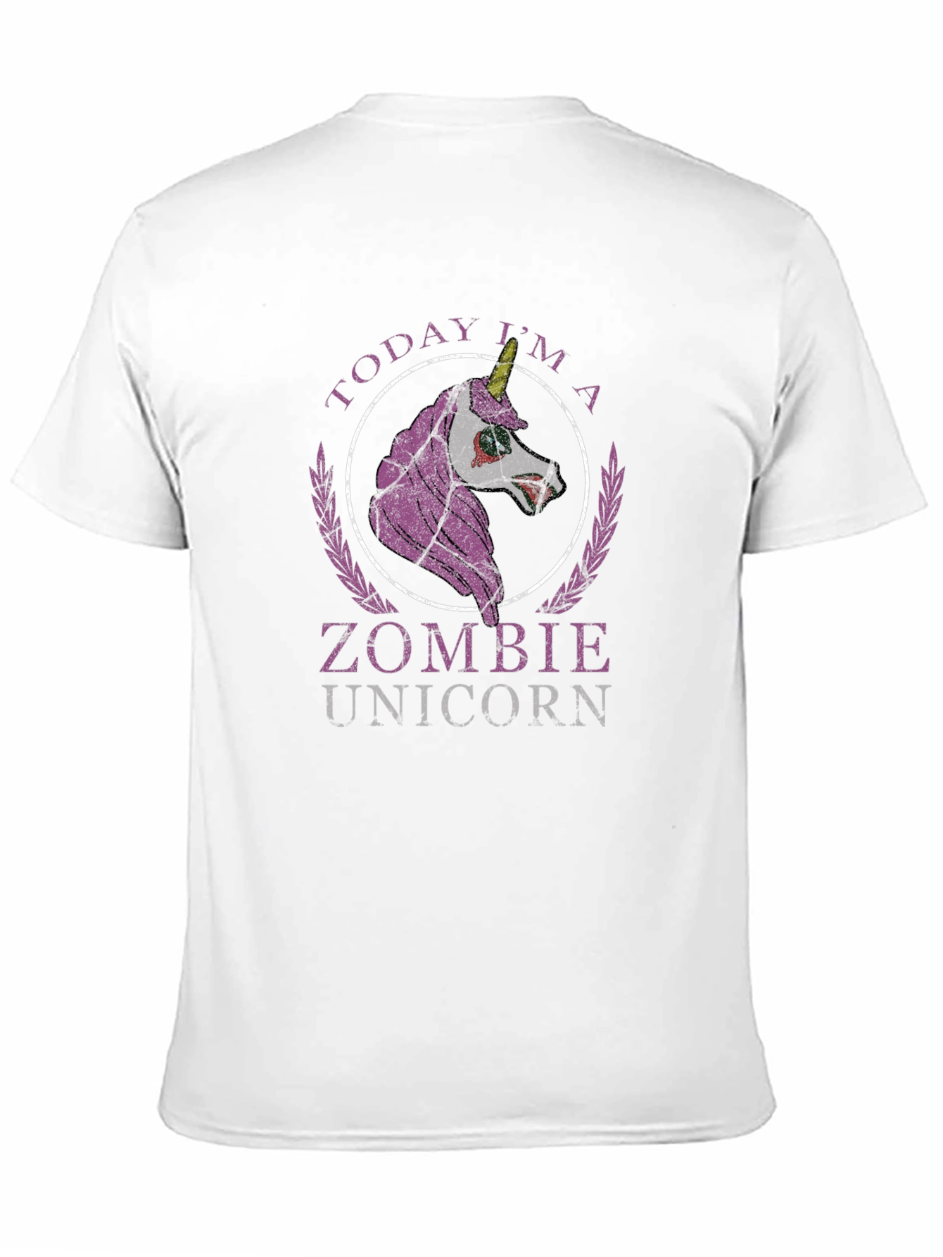 Zombie Unicorn Graphic T-Shirt - Halloween Ready!