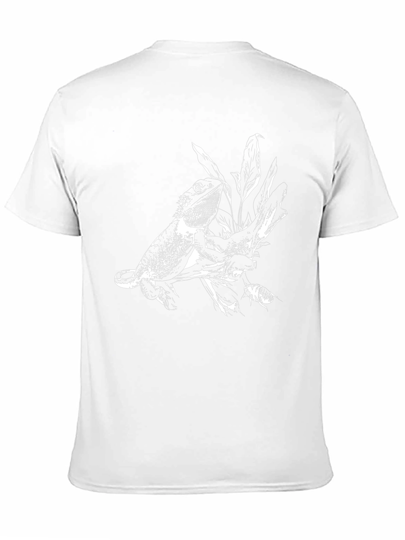 Lizard Print Black T-Shirt