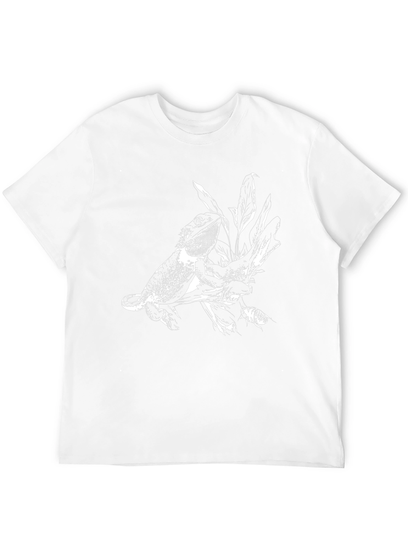 Lizard Print Black T-Shirt