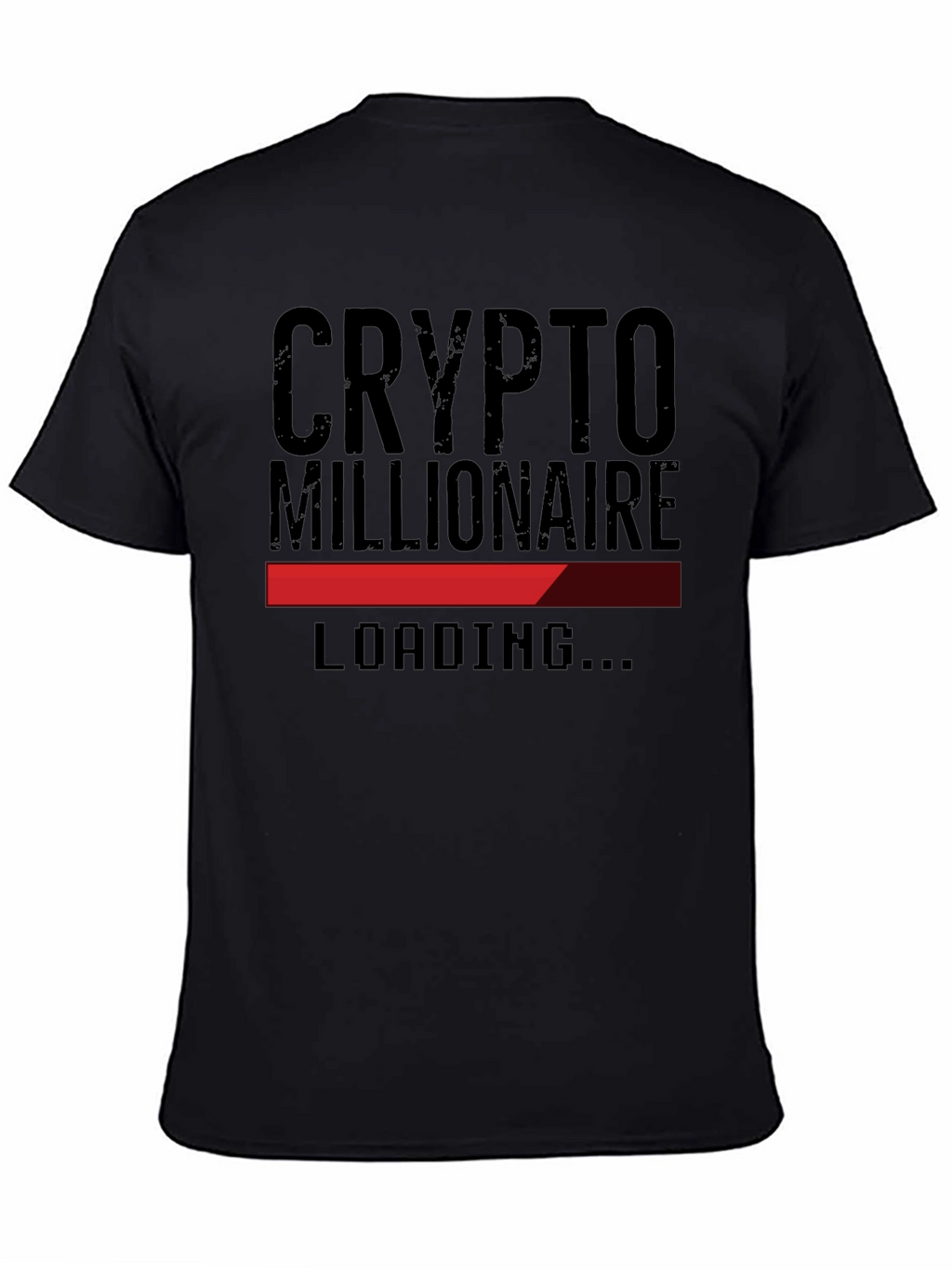 Crypto Millionaire Loading T-Shirt - Black